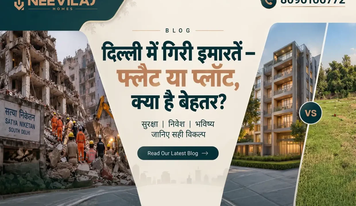 delhi-building-collapses-flat-vs-plot-what-to-choose