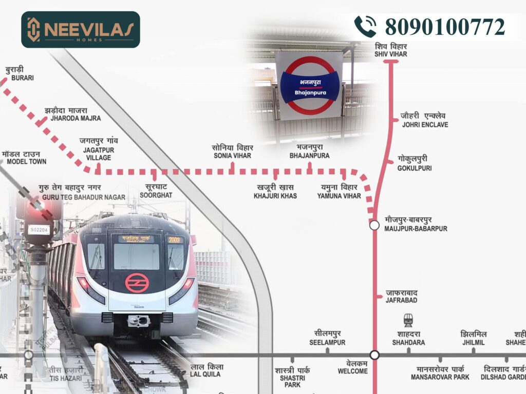 Bhajanpura Metro Station Starting Soon 3 Bhajanpura-Metro-Station-Route