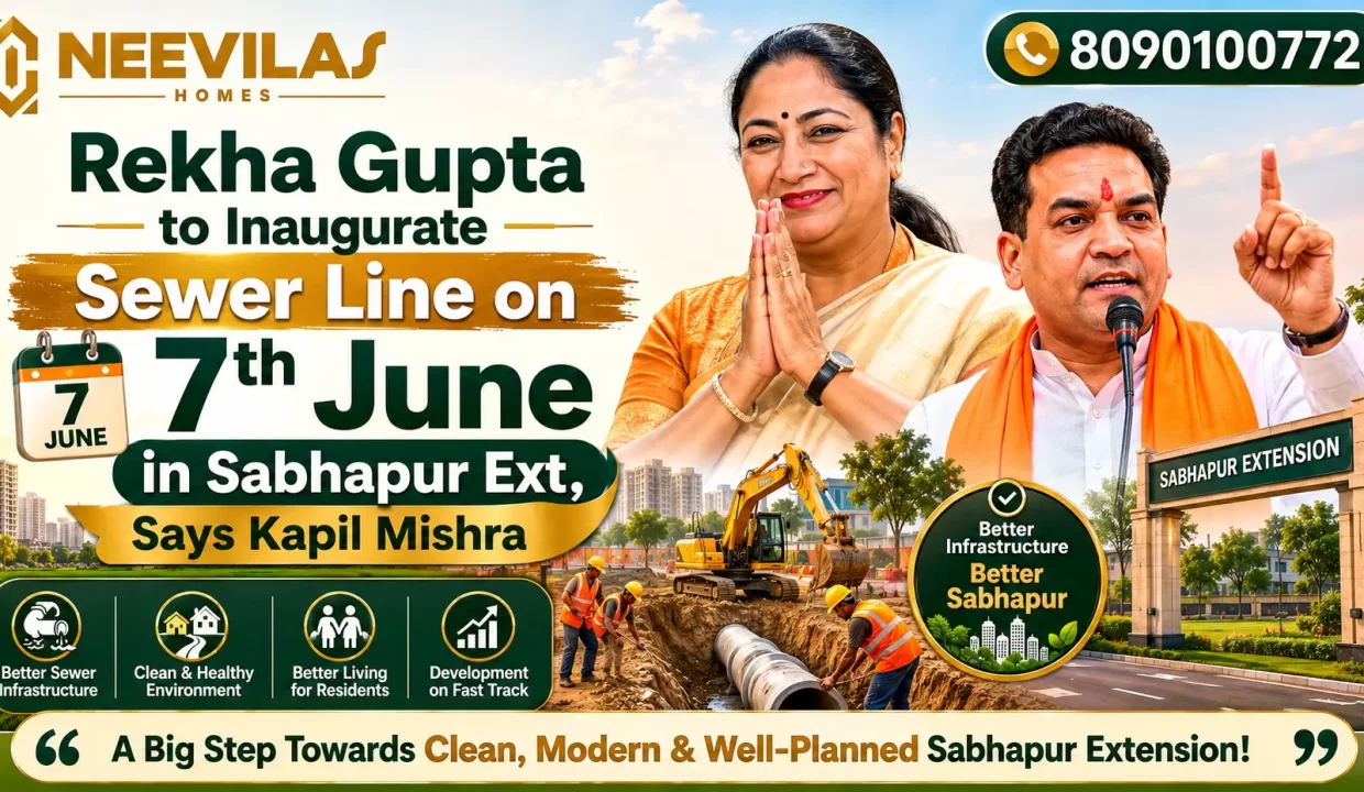 sewer-line-inauguration-in-sabhapur-extension-by-delhi-cm-on-7-june-2026